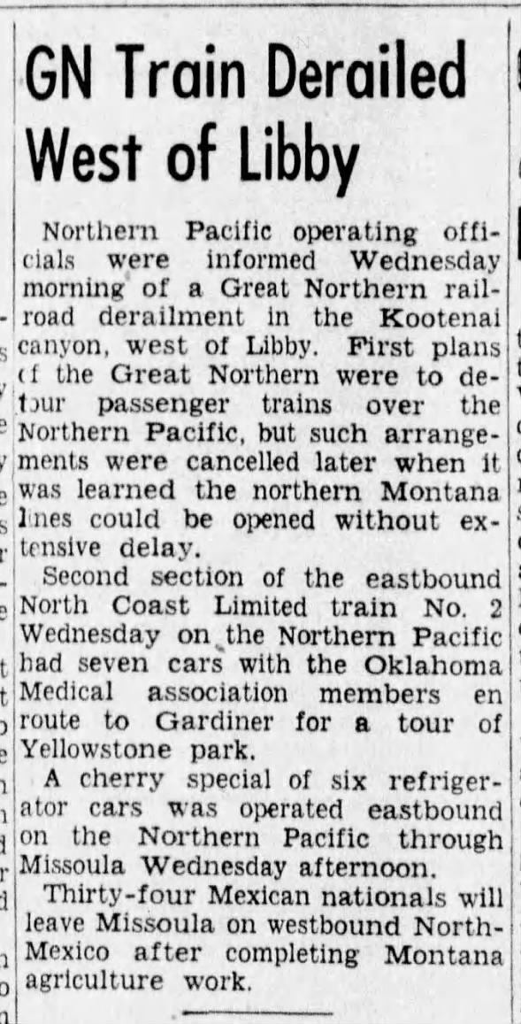 Clipping from The Missoulian
